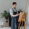 ARTIFY Large A-Frame Adjustable Painters Easel, Solid Beechwood Easel, Studio Easel with Brush Holder for Adults